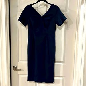NWT Banana Republic navy sheath dress. Size 2.